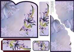 Lilies Bookmark Card