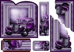 Vintage Car Bookmark Card