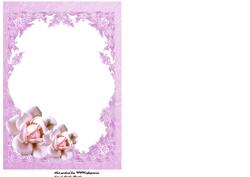 Roses and Butterflies Insert
