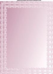 Pink Double Lace Paper