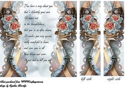 Side Stacker Blue Rose