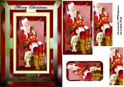 Father Christmas and Puppy