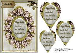 Memories Heart Shaped Card
