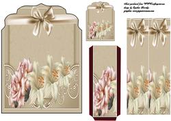 Roses and Lily Card