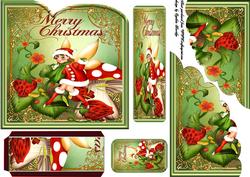 Christmas Fae Bookmark Card