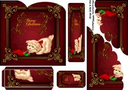 Christmas Puppy Bookmark
