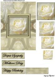 White Rose Card