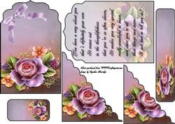6x4 Card Insert and Bookmark