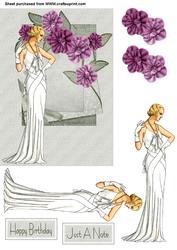 Fashion Lady in White
