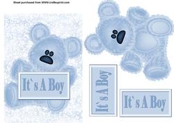 Its a Boy New Baby Card