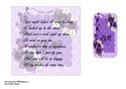 Roses and Blossom Insert