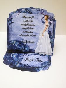 Lady in White Bracket Easel