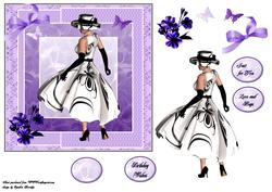Lavender Lady Card