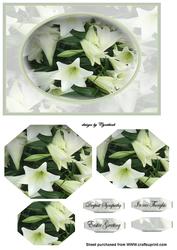 White Lilies Symathy