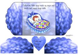 Scallop Gatefold Baby Boy