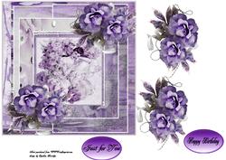 Purple Roses Couple