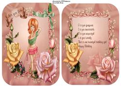 Spring Walk Card and Insert