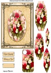 Sympathy Flowers Quick Card