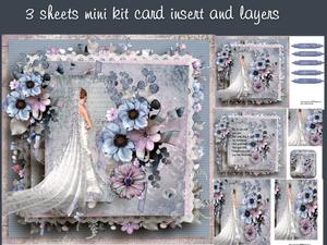 Blue Flowers Wedding Mini Kit