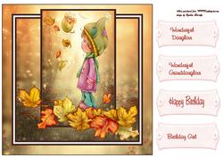 Autumn Leaves Card