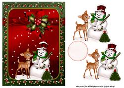 Christmas Snowman Card