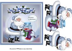 Blue Santa
