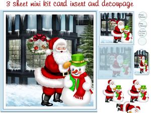 Santa Snowman Mini Kit