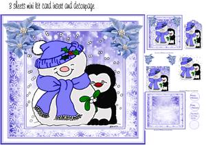 Snowman and Friend Mini Kit