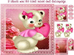 Valentines Day Bear Mini Kit
