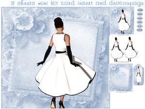 Black and White Lady Mini Kit