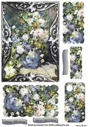 Metal Framed Flowers