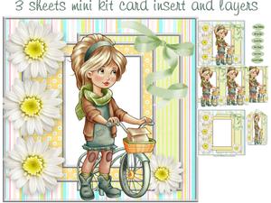 Girl on Her Bike Mini Kit