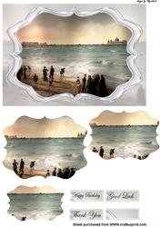 Vintage Seaside Scenery