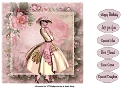 race day rose card