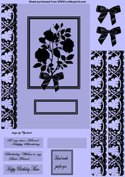 Blue and Black Quick Card