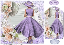 timeless lavender dress
