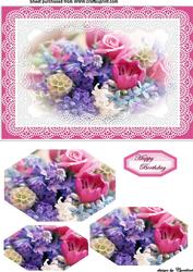 Pink Lace Flowers