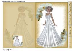 Lady in White Quick Card