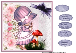 lavender doll