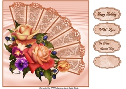 summer roses fan
