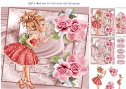 pink roses mini kit