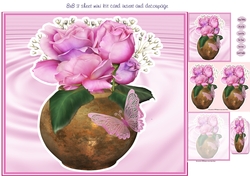 vase of roses mini kit
