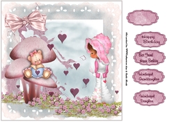 teddy and hearts