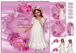 pink rose girl mini kit
