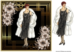 art deco quick card
