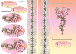 Oval Rose Quick Card Front