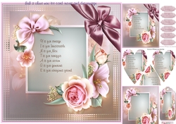 8x8 pink rose mini kit