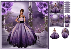 lavender dress mini kit