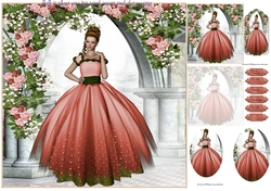 peach dress mini kit