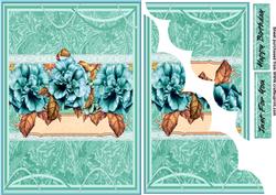 Waved Framed Flowers